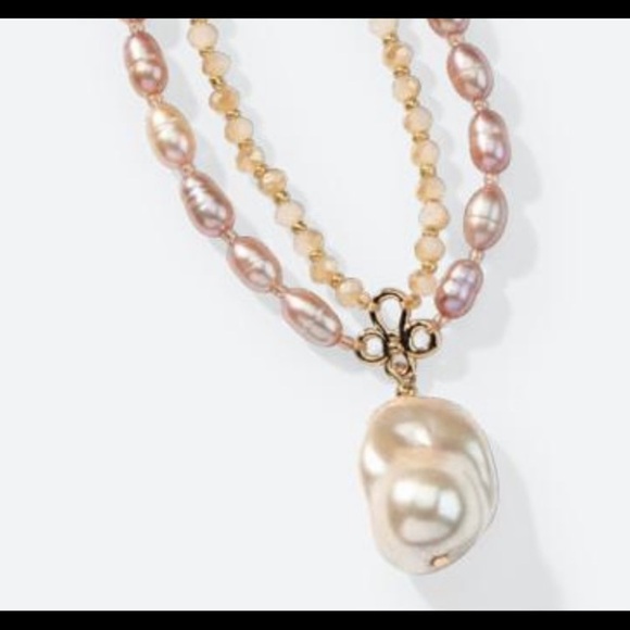 Park Lane Luna Necklace Freshwater Pearls Two Strands 18”+3” - Picture 2 of 10